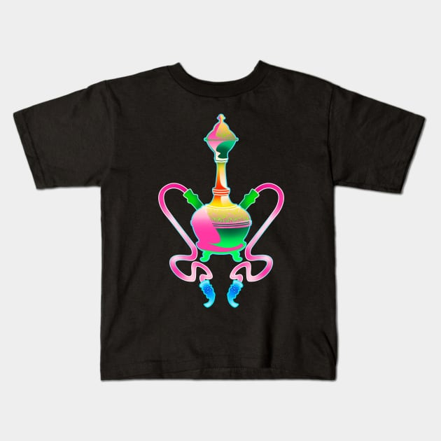 Caterpillar Hookah Kids T-Shirt by CherryGarcia